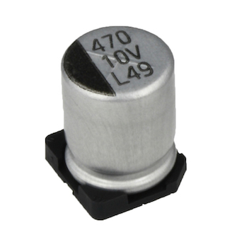 Чип конденсатор электролитический EZV101M25RC8 Hitano