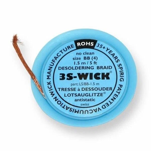 Лента-поглотитель олова WICK 2.7мм 1.5м, Ersa