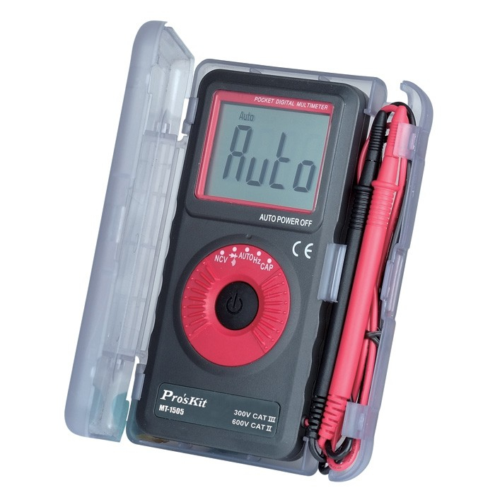 Автоматический цифровой карманный мультиметр MT-1505