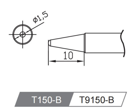 Картридж-наконечник T150-B для GT-Y150 ATTEN