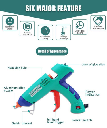 Клеевой пистолет GK-389B Pro'skit
