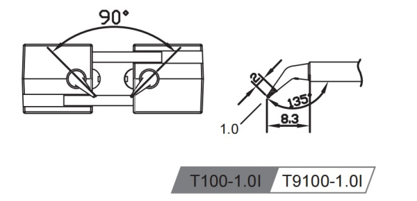 Картридж-наконечник T100-1.0l для GT-N100 ATTEN Картридж-наконечник T100-1.0l для GT-N100 ATTEN