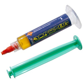 Флюс паяльный  SYNTHECORE 900 a шприц 10мл RUSFLUX