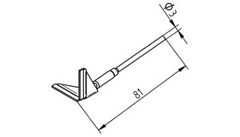 Насадки 452QDLF250 (422QD2) для Chip Tool, пара, Ersa Насадки 452QDLF250 (422QD2) для Chip Tool, пара, Ersa