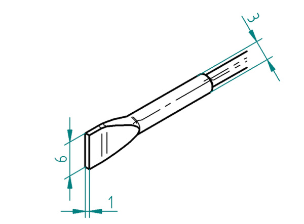 Насадки 462FDLF060 для Chip Tool VARIO, пара, Ersa Насадки 462FDLF060 для Chip Tool VARIO, пара, Ersa