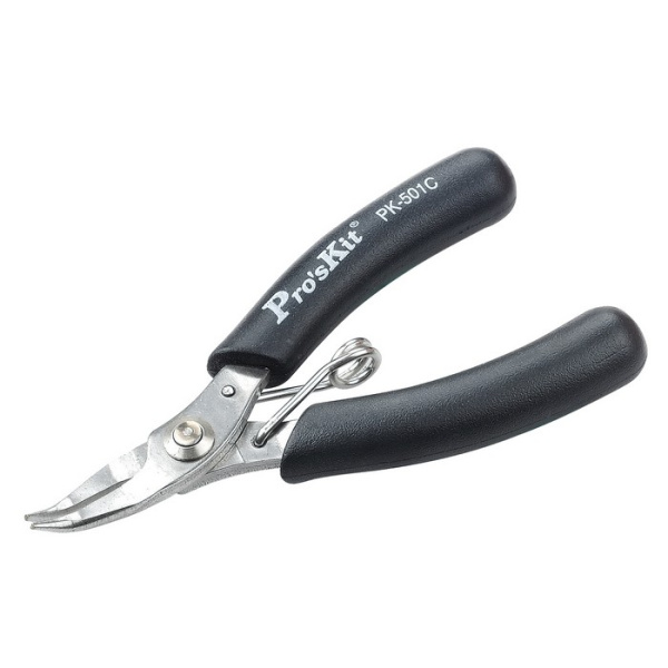 Длинногубцы изогнутые 1PK-501C (100мм), Pro'skit