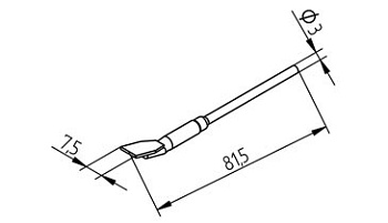 Насадки 452FDLF075 (422FD3) для Chip Tool, пара, Ersa Насадки 452FDLF075 (422FD3) для Chip Tool, пара, Ersa