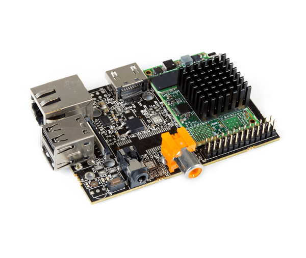 Одноплатный компьютер SOM iMX6 Dual|HummingBoard Pro|Inc. WiFi/BT|1GB DDR|8GB eMMC|Com. Temp|R00|Inc. Heatsink