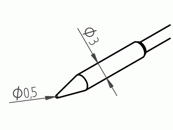 Насадки 462PDLF005 для Chip Tool VARIO, пара, Ersa Насадки 462PDLF005 для Chip Tool VARIO, пара, Ersa