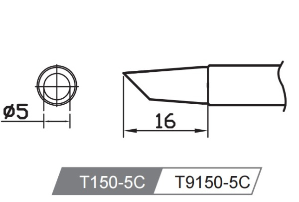 Картридж-наконечник T150-5C для GT-Y150 ATTEN Картридж-наконечник T150-5C для GT-Y150 ATTEN
