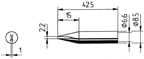 Жало паяльное 842CDLF Ersa Жало паяльное 842CDLF Ersa