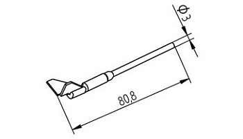 Насадки 452QDLF125 (422QD1) для Chip Tool, пара, Ersa Насадки 452QDLF125 (422QD1) для Chip Tool, пара, Ersa