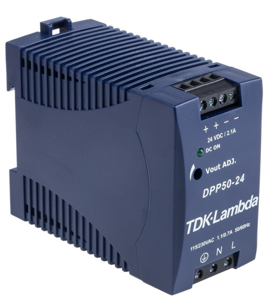 DPP50-24 AC/DC Блок питания на DIN-рейку, 24В/50 Вт, TDK-Lambda
