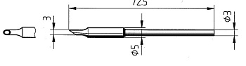 Жало паяльное 212OD для Micro Tool Жало паяльное 212OD для Micro Tool