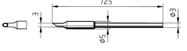 Жало паяльное 212OD для Micro Tool Жало паяльное 212OD для Micro Tool