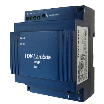 DSP60-15 AC/DC Блок питания на DIN-рейку, 15В/60 Вт, TDK-Lambda