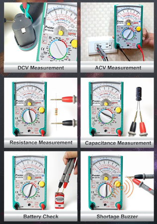 Мультиметр аналоговый MT-2017N