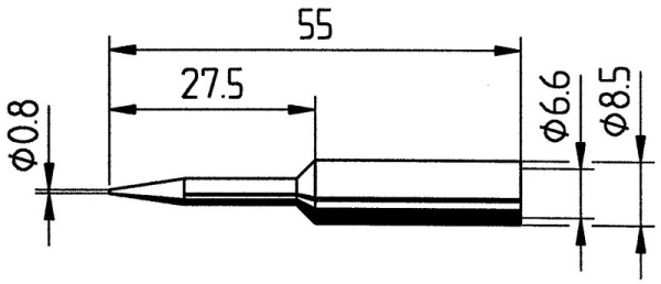 Жало паяльное 832SDLF DJE Жало паяльное 832SDLF DJE