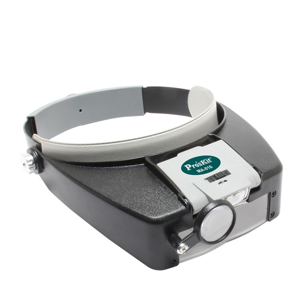 Лупа налобная со светодиодной подсветкой MA-016, Pro'skit
