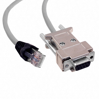 ZUP/NC401 кабель 1м RS232 с разъемами DB9-RJ45 для ZUP