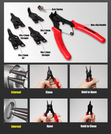 Съемник для стопорных колец 8PK-249 Pro'skit