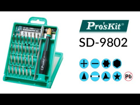 Набор отверток SD-9802 с битами, Pro'skit