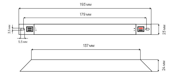 Блок питания MLT-PS40-350-IP20ET