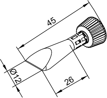Жало паяльное 102CDLF120C для i-Tool Жало паяльное 102CDLF120C для i-Tool