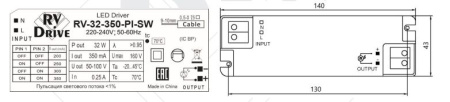 Блок питания RV-32-350-PI-SW RV-Drive