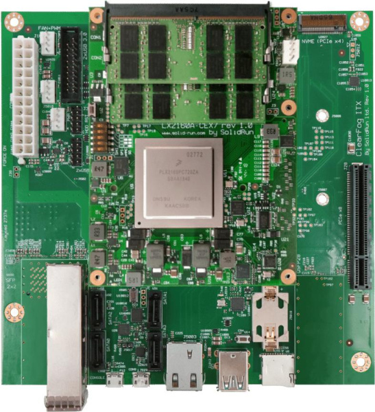 Одноплатный компьютер HoneyComb LX2K 64GB eMMC  0  to 70  C