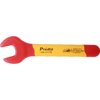 Гаечный ключ изолированный HW-V117B, 17мм