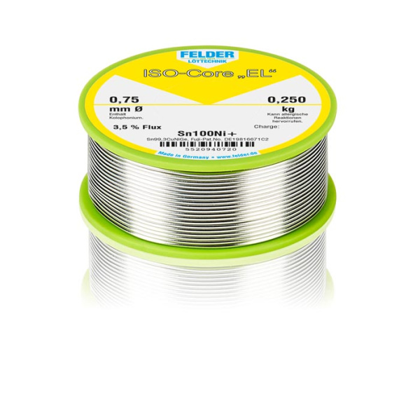 Припой Sn99,3Cu0,7NiGe EL:3,5% 0,75мм 250гр