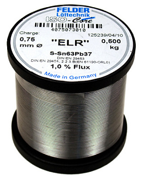 Припой Sn62Pb36,05Ag1,95 ELR:1% 0,75мм 250гр