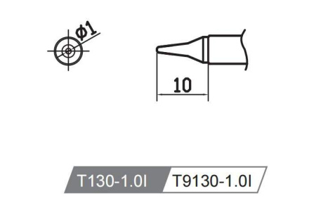 Картридж-наконечник T130-1.0I для GT-Y130 ATTEN