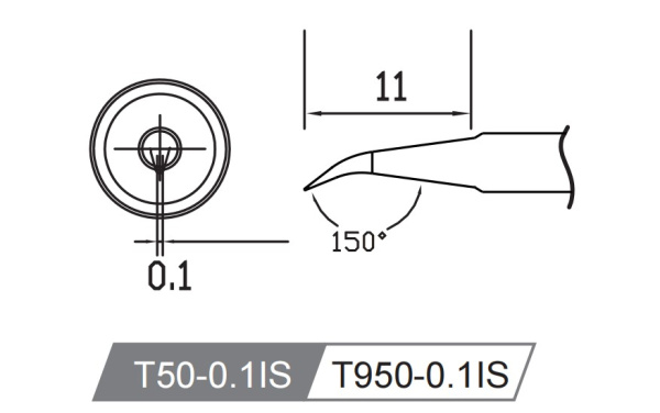 Картридж-наконечник T50-0.1IS для GT-Y050 ATTEN Картридж-наконечник T50-0.1IS для GT-Y050 ATTEN
