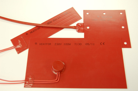 Нагреватель SSX 230V 1100W 545x70mm L1000 плоский силиконовый