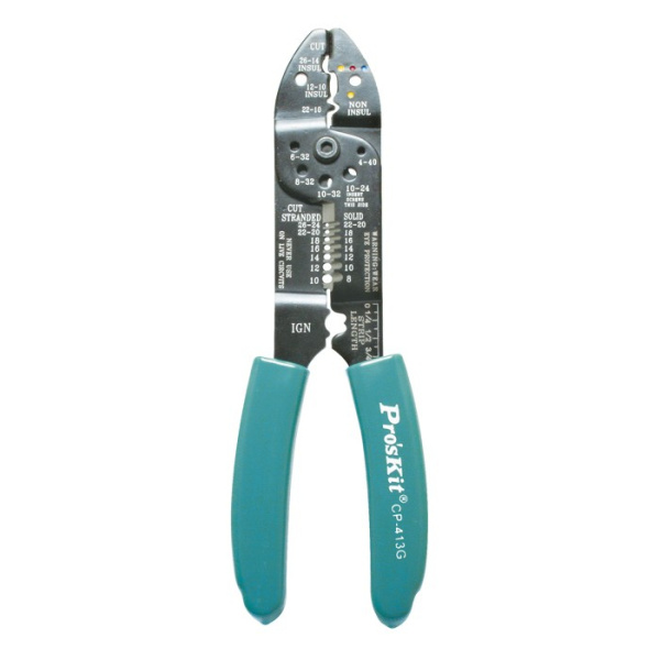 Клещи для обжима и зачистки CP-413G Pro'skit