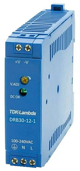 DRB30-12-1 AC/DC Блок питания на DIN-рейку, 12В/30 Вт, TDK-Lambda
