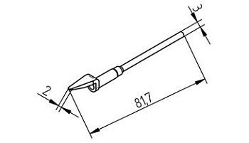 Насадки 452MDLF020 для Chip Tool, пара, Ersa Насадки 452MDLF020 для Chip Tool, пара, Ersa