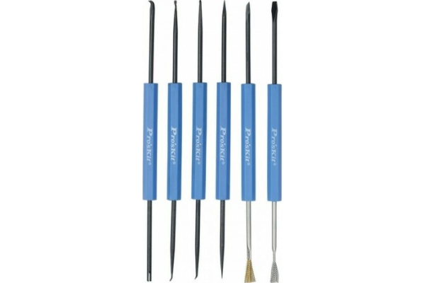 Набор инструментов для пайки DP-3616, 6шт, Pro'skit