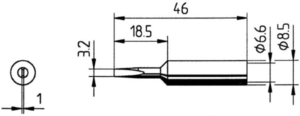 Жало паяльное 832ED Ersa Жало паяльное 832ED Ersa