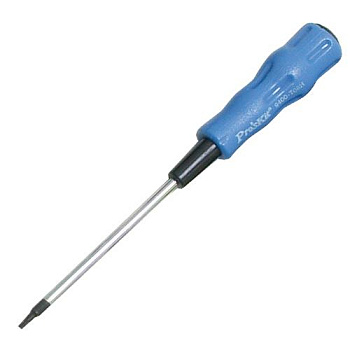 Отвертка Torx 89400-T08H, звезда с отверстием Т8Hх80мм, длина 165мм, Pro'sKit