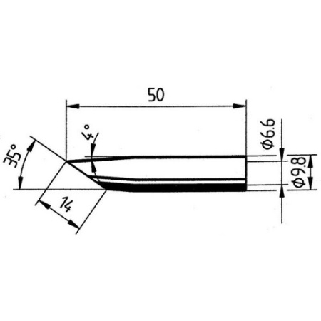 Жало паяльное 832GDLF Ersa