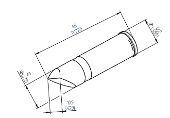Насадка 242CDLF109A для i-Tool HP Ersa Насадка 242CDLF109A для i-Tool HP Ersa