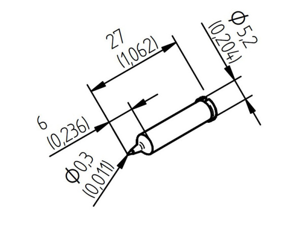 Жало паяльное 102PDLF03 для i-Tool Ersa Жало паяльное 102PDLF03 для i-Tool Ersa