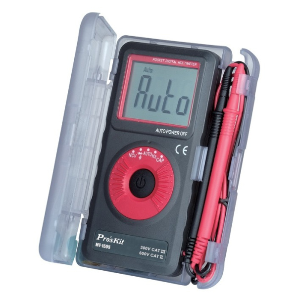 Автоматический цифровой карманный мультиметр MT-1505