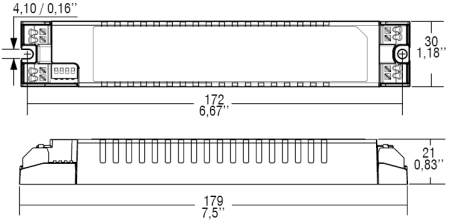 Блок питания 127372 ATON 30/250-700 DALI BI