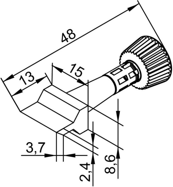 Жало паяльное 102ZDLF150 для i-Tool Жало паяльное 102ZDLF150 для i-Tool
