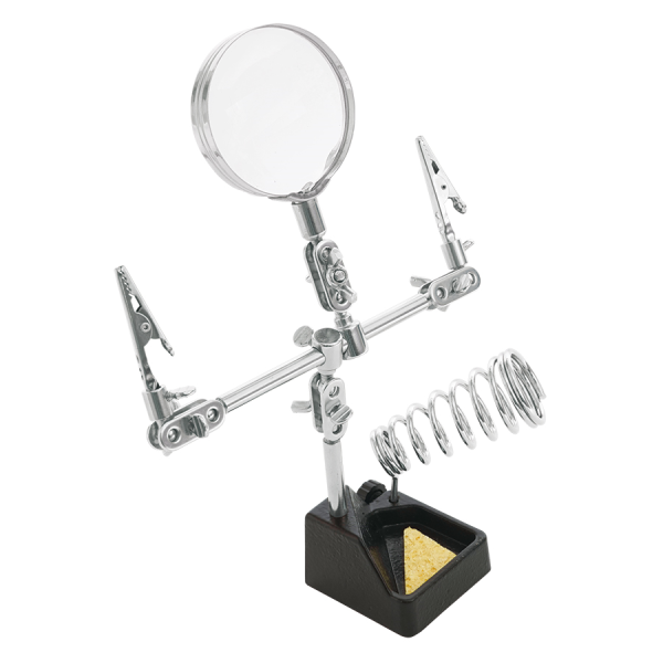 Штатив с лупой и держателем паяльника 608-391E Pro'skit