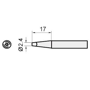 Жало паяльное 5SI-216N-1.6D Pro'skit Жало паяльное 5SI-216N-1.6D Pro'skit